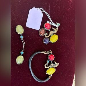 Real Stone Beach Theme Jewelry Set